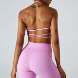 Female Back Cross Gym Sports Bra