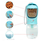 Portable Pet Water Bottle and Food Container