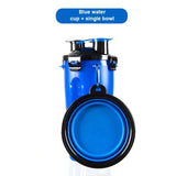 2 in 1 Portable Pet Feeder and Dog Water Bottle