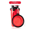 2 in 1 Portable Pet Feeder and Dog Water Bottle