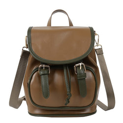 Leather Style Female Back Pack/bag