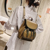 Leather Style Female Back Pack/bag