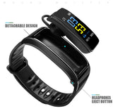 Bluetooth Blood Pressure/Heart Rate Monitor Watch and Headphone