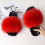 Women's Summer Fluffy Slides