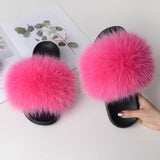 Women's Summer Fluffy Slides