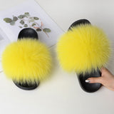 Women's Summer Fluffy Slides