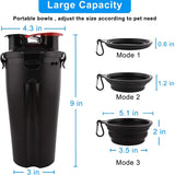 2 in 1 Portable Pet Feeder and Dog Water Bottle