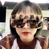 Female Fur Fashion Sunglasses